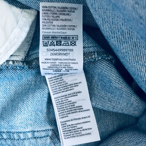 SOLD - TOPSHOP DENIM OVERALL DRESS - Picture 6 of 6